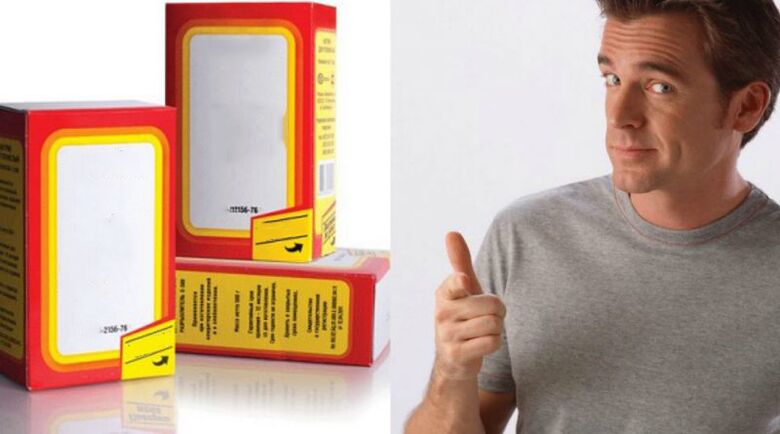 Un hombre usa refrescos para aumentar un miembro