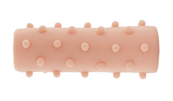 Una boquilla abierta que funciona para aumentar el grosor del falo.